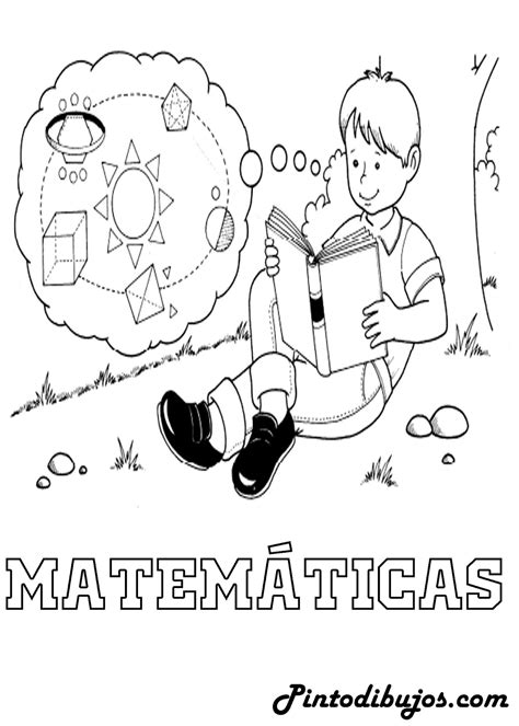 Pinto Dibujos Matematicas Para Colorear