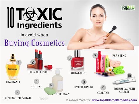 10 Toxic Ingredients You Should Avoid When Buying Cosmetics And Other