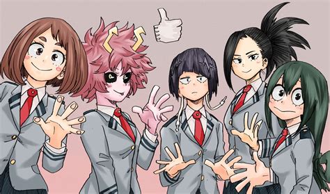 Business Person Men Tsuyu Asui Momo Yaoyorozu Adult Ochaco Uraraka Hair Digital Composite