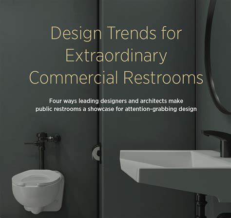 Learn About Commercial Restroom Design Trends In This Infographic