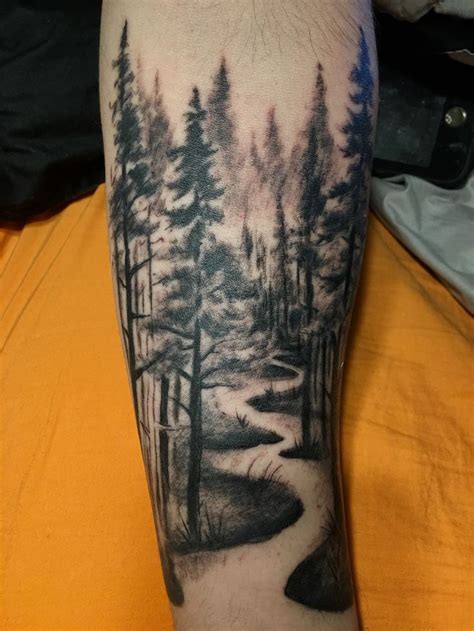 Boulderinn Nature Tattoo Sleeve Landscape Tattoo Forest Tattoo Sleeve