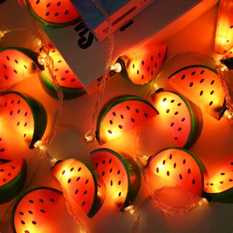 20led Fairy Red Fruit Watermelon Battery Operated String Light 3m Led
