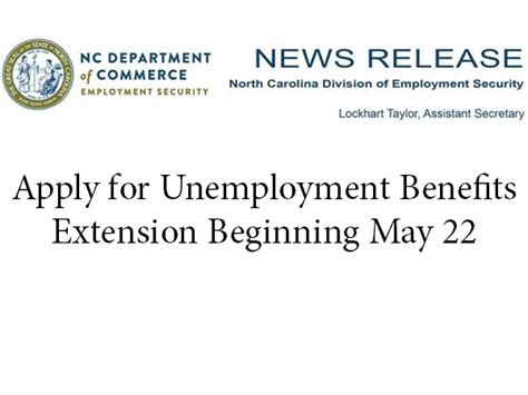 Under this federal unemployment extension, unemployed workers collecting one of four tiers of benefits will be able to move to the next tier—the o a federal unemployment extension may provide an additional 13 to 20 weeks of benefits to workers receiving the insurance in states that have a high. Unemployment Extension Application | Pisgah Legal Services