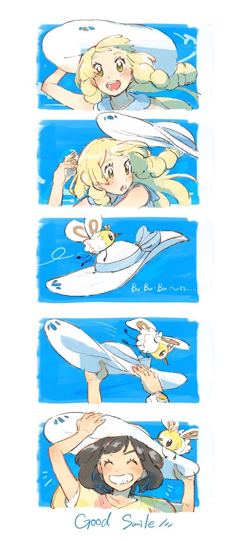Lillie Selene And Cutiefly Pokemon And 1 More Drawn By Rate Naze