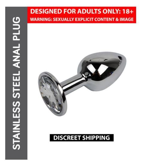 Stainless Steel Diamond Anal Plug Sex Toy For Men And Women Buy