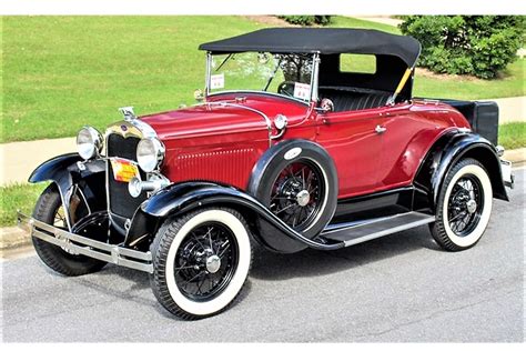 1930 Ford Model A Rumble Seat Roadster In Restored Condition