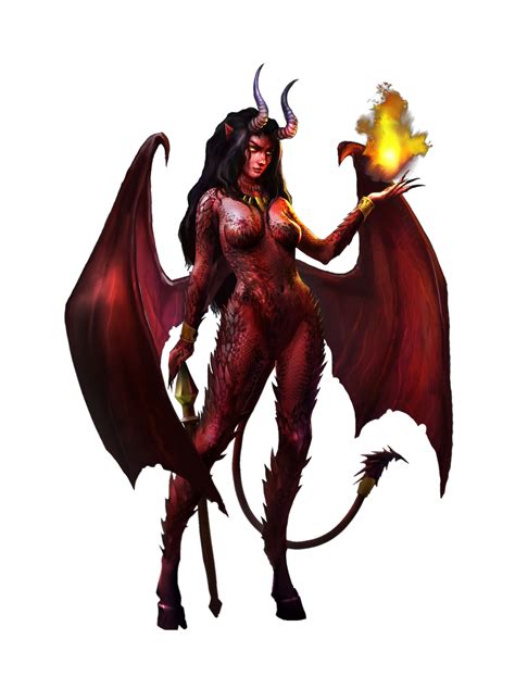 Demon Girl Render By Diablo7707 By Diablo7707 On Deviantart Evolve Monster Tiefling Female