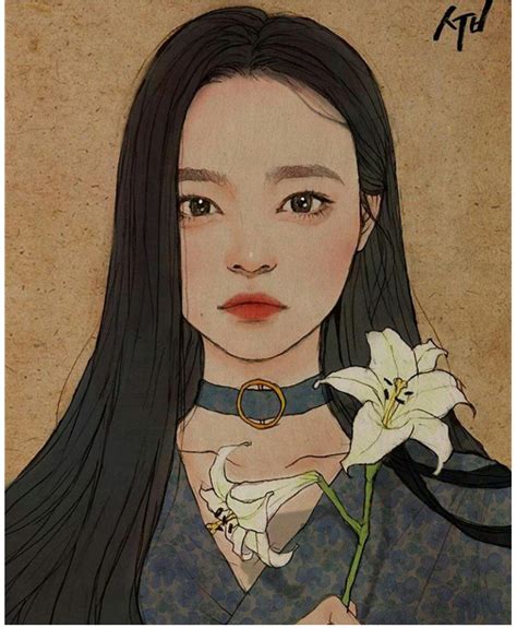 Korean Art Illustration Drawings Anthony Hartsfield