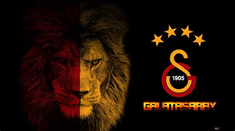 Galatasaray Football Club Logo Lion 4k Wallpaper Download