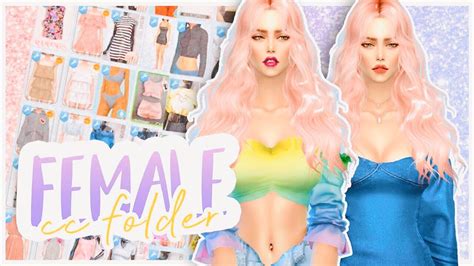 Female Cc Finds 2gb 🌟 The Sims 4 Mods Cc Folder Free Download Youtube