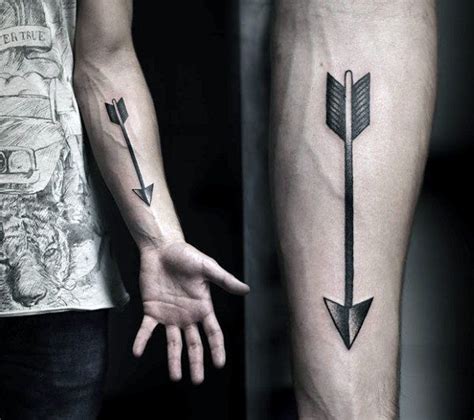 50 Traditional Arrow Tattoo Designs For Men 2024 Guide Mens Arrow
