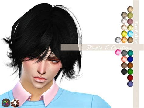 Sims 4 Hairs Studio K Creation Animate Hair Takki 50 Takki