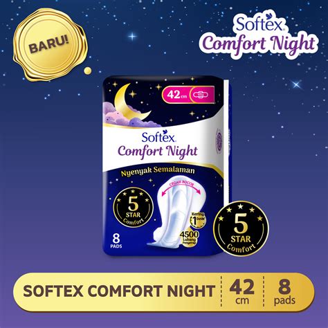 Jual Softex Comfort Night 42cm 8s Kebutuhan Ibu Termurah Harga Promo