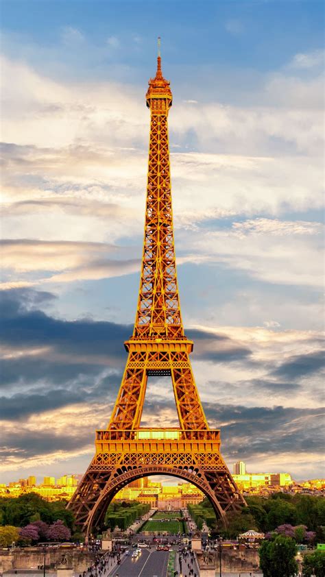 Download Wallpaper 1080x1920 Eiffel Tower Paris France