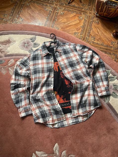 Uniqlo Flannel Shirt Travis Scott Style Grailed