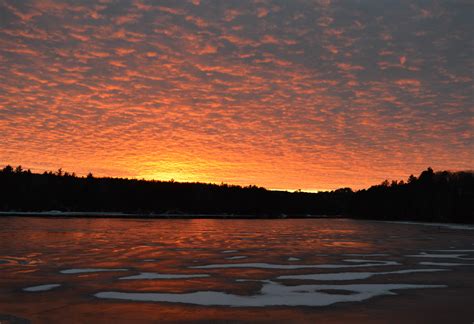 November Sunset on Forestville Basin