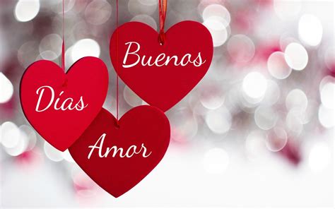 Buen Dia Amor Con Corazones Imágenesdebuenosdiases