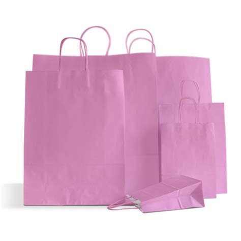 Pink Paper Carrier Bags Paper Bags Carrier Bag Shop