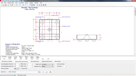 Pile Cap Design Software Structural Design Software Masterseries