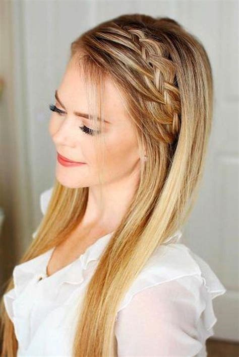 To create this style, put some styling creme while your hair is still damp and allow it to dry. #longhairstylesideas | Cool braid hairstyles, Long hair ...
