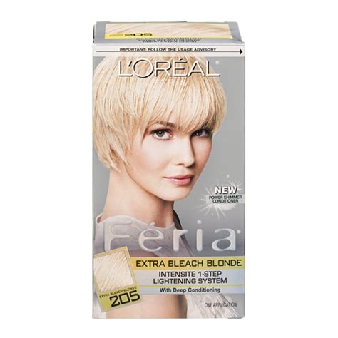 Save On Loreal Feria Extra Bleach Blonde 205 Order Online Delivery Martins