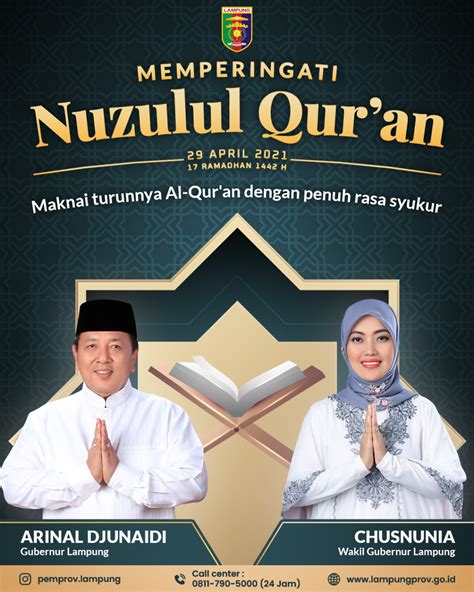 Memperingati Nuzulul Quran 17 Ramadhan 1442 H Ppid Provinsi Lampung