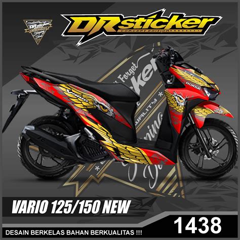 Dekal Sticker VARIO 125/150 2018 Full Body Stiker Skotlet VARIO Desain