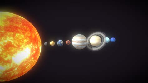 Photorealistic Solar System 8k Textures 3d Model Buy Royalty Free 3d