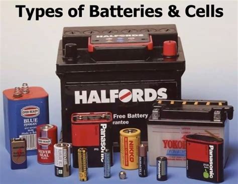 Types Of Batteries And Cells And Their Applications Electrical Technology