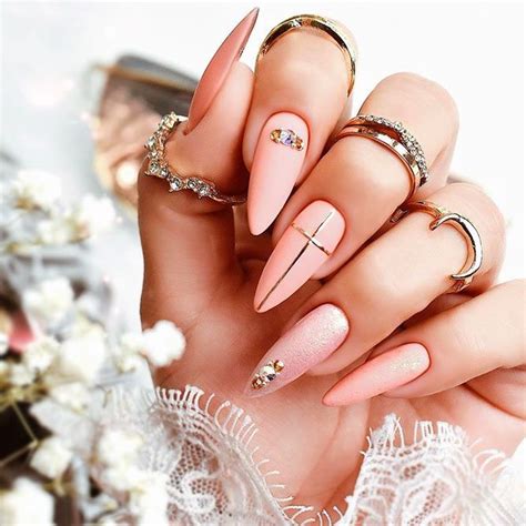 Hot Almond Shaped Nails Colors In 2023 Almond Shape Nails Almond