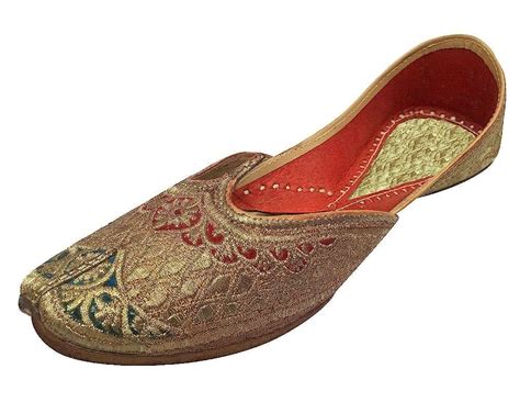 Step N Style Indian Shoes Pakistani Shoes Wedding Jutti Ethnic Khussa Saree Footwear Gold Buy