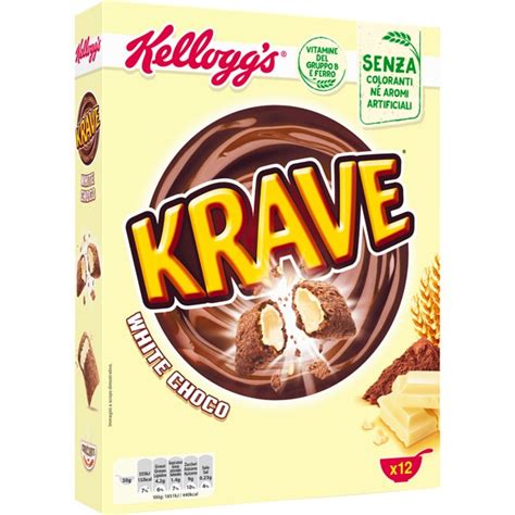 Krave Cereales De Desayuno Rellenos De Chocolate Blanco Paquete 375 G · Kellogg S · Supermercado