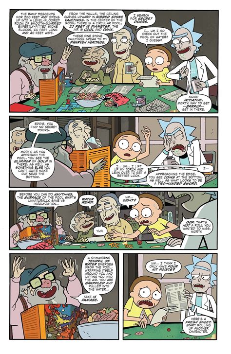 Rick And Morty Vs Dungeons Dragons Issue 1 Read Rick And Morty Vs