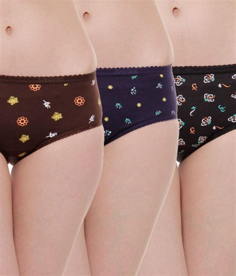 Buy Spictex Multi Color Cotton Panties Pack Of 3 Online At Best Prices
