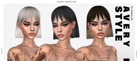 Avery Hair By Leahlillith From Tsr • Sims 4 Downloads