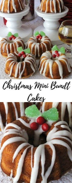 Just look at that chambord® infused ganache!! Christmas Mini Bundt Cakes #christmas #cake | Nova Tasty Recipes | Mini bundt cakes, Christmas ...