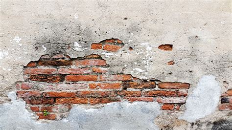 Damaged Brick Wall Stock Photo Download Image Now Istock
