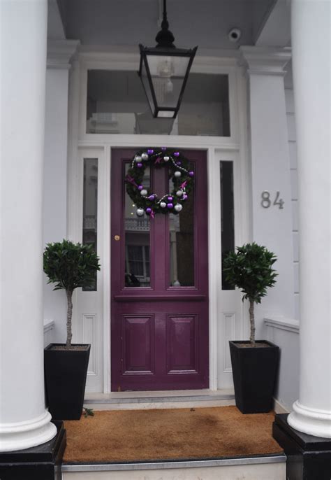 Purple Door Purple Front Doors Purple Door Hallway Entryway Tax