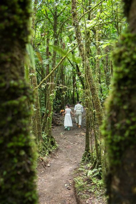 Rainforest Wedding At Rio Celeste Volcano Tenorio National Park Costa