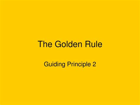Ppt The Golden Rule Powerpoint Presentation Free Download Id1114250