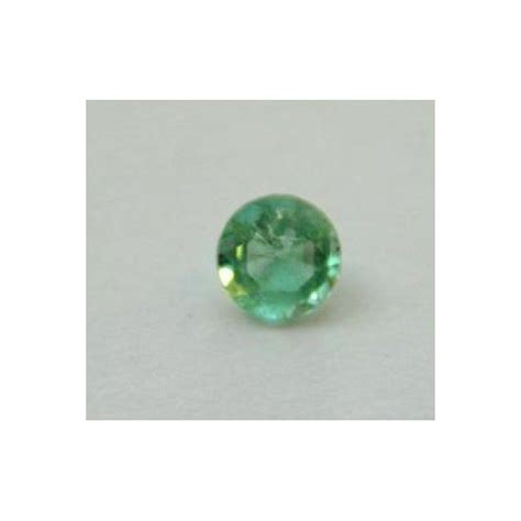 018 Ct Natural Green Colombian Emerald Gemstone Round Cut