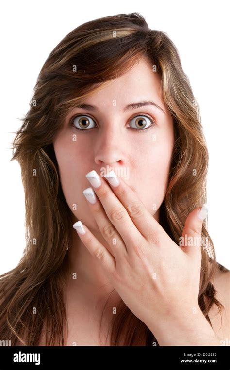 Shocked Surprise Embarrassed Woman Hi Res Stock Photography And Images
