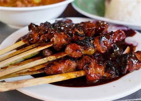 Resep sate kambing bumbu kecap spesial makanan . Sate Nusantara: 12 Famous Satay from Indonesia ...