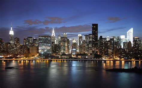 45 New York City Night Wallpaper On Wallpapersafari