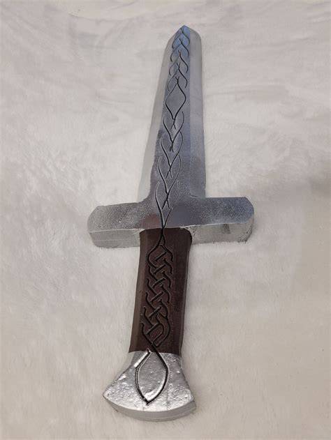 Short Sword Engraved Foam Larp Boffer 2175 Long Cosplay Toy Sword