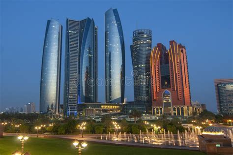 Etihad Towers Is A Complex Of Buildings With Five Towers In Abu Dhabi