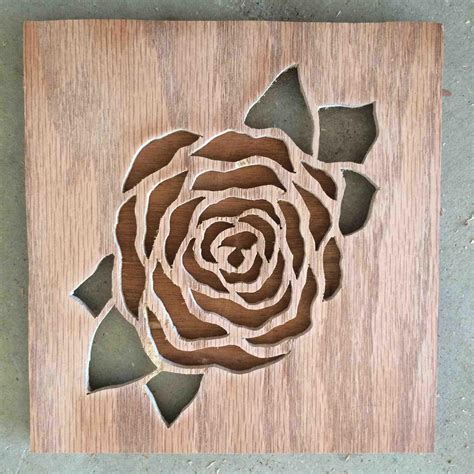 Make it open or closed! Rose cutout I made : woodworking