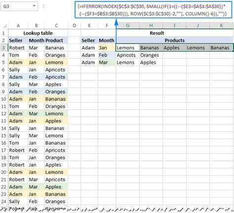 Vlookup Multiple Matches In Excel With One Or More Criteria