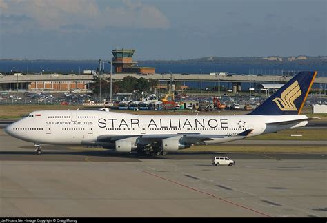 Singapore Airlines Boeing 747 412 Star Alliance Livery Boeing 747