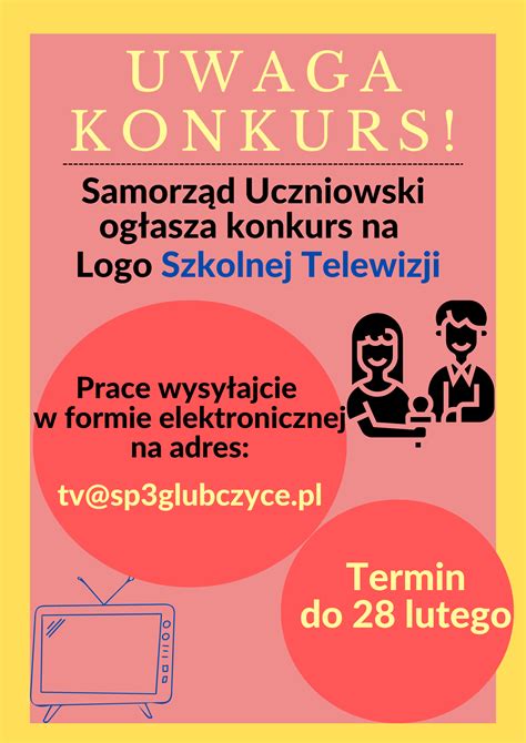 Konkurs Na Logo Szkolnej Telewizji Szkoła Podstawowa Nr 3 W Głubczycach